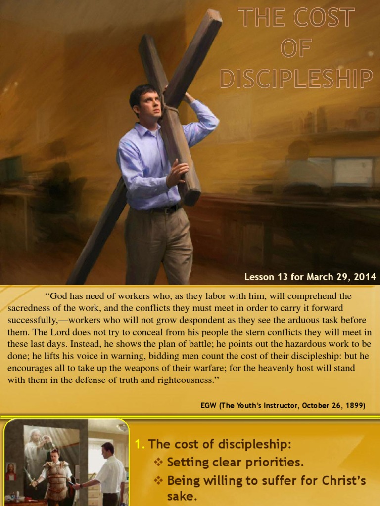 The Cost of Discipleship Explained | PDF | Disciple (Christianity ...