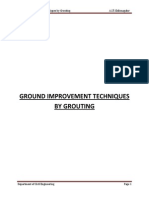 Ground Improvement Techniques by Grouting