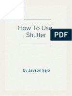 How To Use Shutter