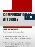 Compensation of Attorney