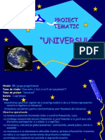 Proiect Tematic Cosmosul