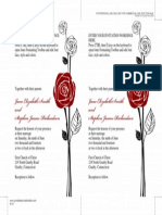 Formal Red Roses Invite