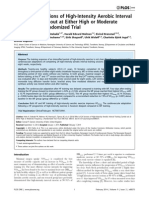 Effect of 24 Sessions of High-Intensity Aerobic Interval Training