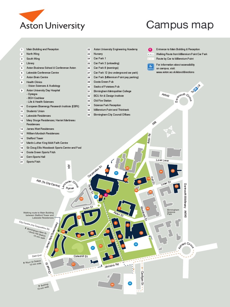 map of aston university        <h3 class=