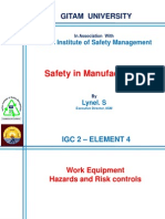 Safety in Manufacturing