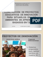 Construcción de proyectos innovadores de educación