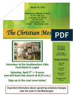 The Christian Messenger: March 30, 2014