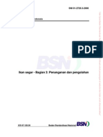 Sni 01 2729-3-2006 Penanganan Dan Pengolahan Ikan Segar