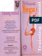 The Sivananda Yoga - Training Manual
