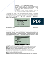 Graficar en La Calculadora Hp50g