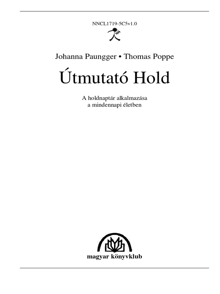 Johanna Paungger Thomas Poppe Utmutato Hold | PDF