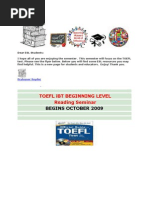 Download TOEFL Reading Writing and Listening Resources1 by PROFESSOR SNYDER SN21506494 doc pdf
