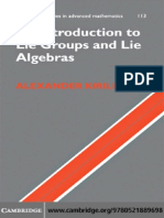Introduction To Lie Groups and Lie Algebras