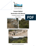 Canyon Habitat Restoration Manual