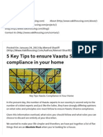 5 Key Tips To Ensure Vaastu Shastra Compliance in Your Home - Vakil Housing