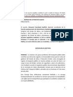 03-13-2014 Iniciativa Acuerdo Legislativo Víctimas del transporte.