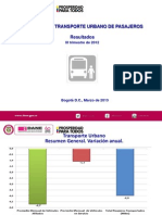 Encuesta Transporte Público Dane 2012