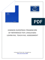 Common European Framework of Reference