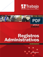 Boletin Registros Administrativos Enero 2012