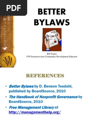 Better Bylaws