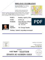 Jodo Mission of Hawaii Bulletin - April 2014