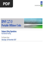 DNV 2.7 3 Portable Offshore Units Overview