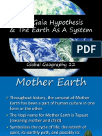 The Gaia Hypothesis & The Earth As A System: Global Geography 12