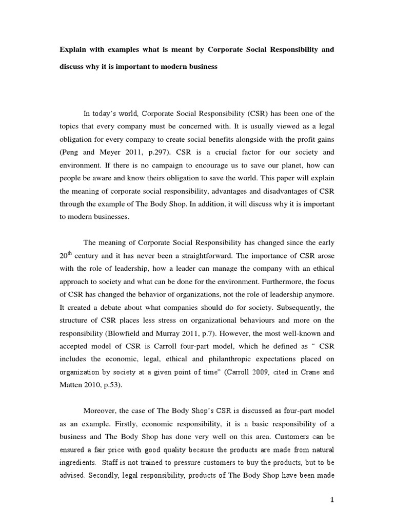 Corporate social responsibility case study: coca-cola picture