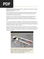 Gesso - Aplicações em Obras