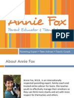 Annie Fox Media Kit 
