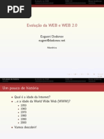 Evolução da Web e Web 2.0