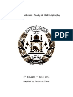 Afghanistan Bibliography 2011