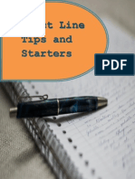 Subject Line Tips and Starters