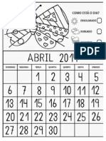 calendário abril