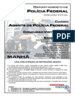 Simulado PF Concurso Virtual - Cargo de Agente