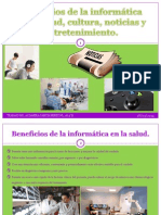 TRABAJO NO. 18  Beneficios de la informática en la salud,