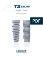 3i T3 Implant Surgical Manual - CATMT3 - EN