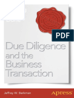 Due Diligence and the Business Transaction Getting a Deal Done