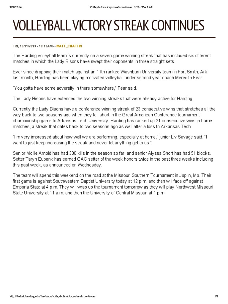 Volleyball Writing PDF