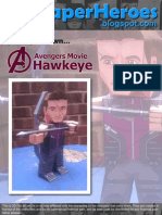 Mypaperheroes Avengers Hawkeye