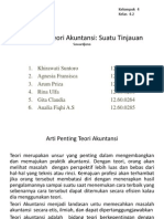 Rerangka Teori Akuntansi: Suatu Tinjauan