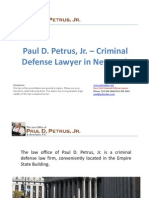 Paul D. Petrus, Jr. – Criminal Defense Lawyer in New York