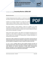GEM 2007 Resumen Ejecutivo Prensa