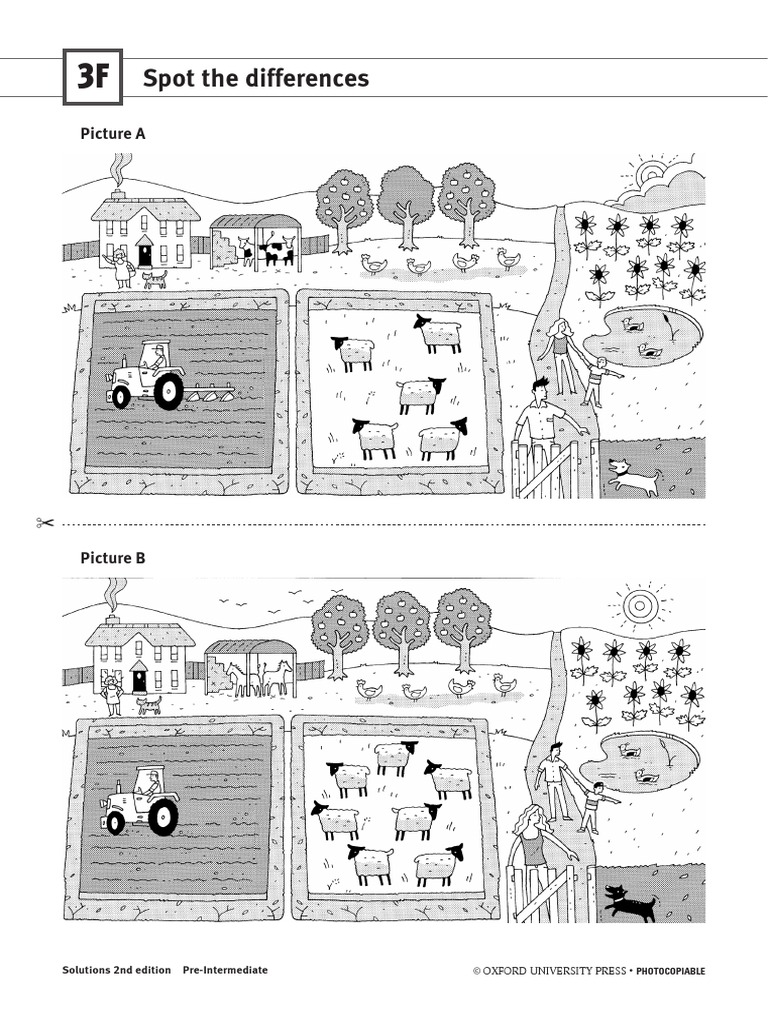 3F Spot The Differences On The Farm | PDF
