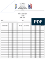 Attendance Sheet SY 2013-2014 Grade 8 - Monina