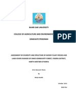 Abeje ASSESSMENT OF DIVERSITY AND STRUCTURE OF WOODY PLANT SPECIES AND LAND COVER CHANGES OF SINKO COMMUNITY FOREST, FOGERA DISTRICT, NORTH WESTERN ETHIOPIASinko Community Thesis Final