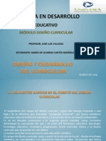 Unidad Ii Diseño y Desarrollo de Curriculum