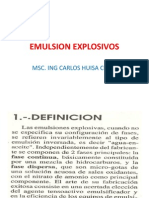 Emulsion Explosivo