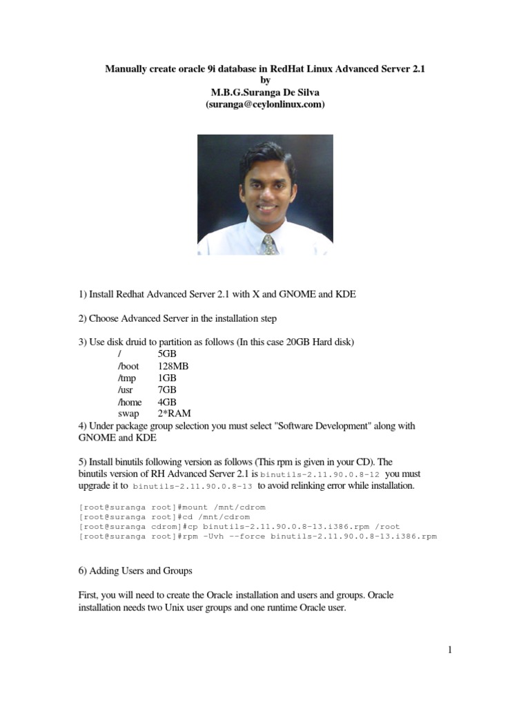 Oracle Linux Howto | PDF | Oracle Database | Port (Computer Networking)
