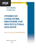 Download Iulian Boldea Editor STUDIES ON LITERATURE DISCOURSE AND MULTICULTURAL DIALOGUE Section Language and Discourse Arhipelag XXI Publishing House Tirgu Mures 2014  by iulian63 SN215180664 doc pdf